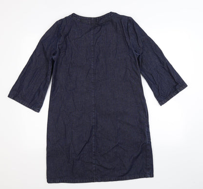 Warehouse Womens Blue  Denim Mini  Size 12