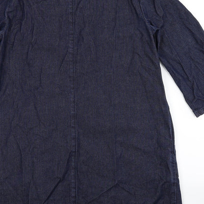 Warehouse Womens Blue  Denim Mini  Size 12