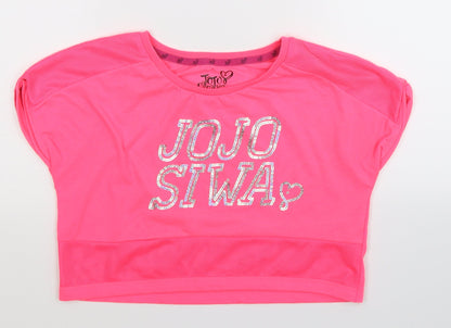 Primark Girls Pink   Basic T-Shirt Size 11-12 Years