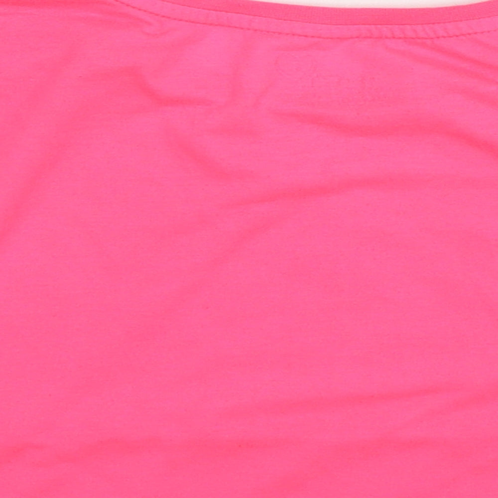 Primark Girls Pink   Basic T-Shirt Size 11-12 Years