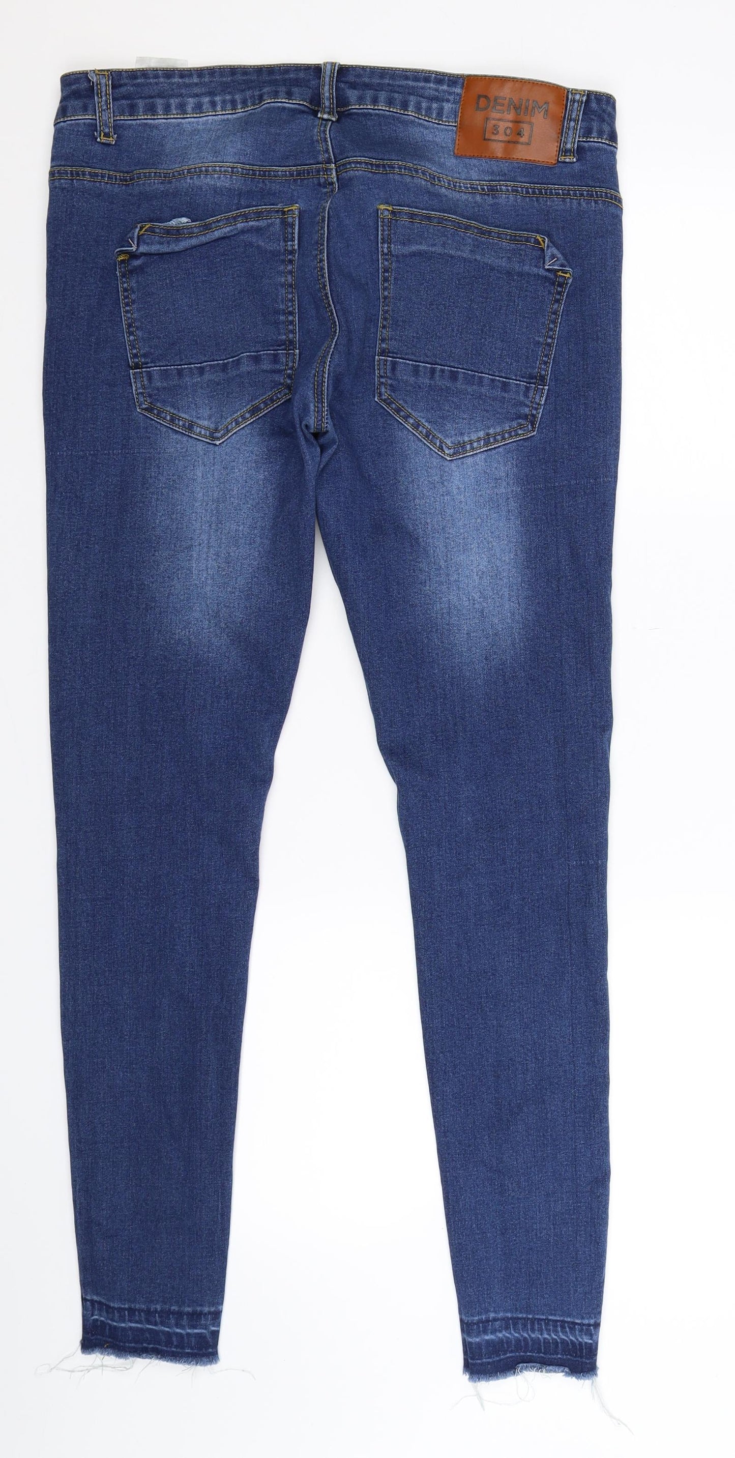 Denim 304 Womens Blue  Denim Skinny Jeans Size 34 L30 in