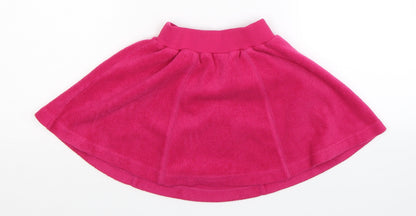 NEXT Girls Pink  Fleece Flare Skirt Size 18-24 Months