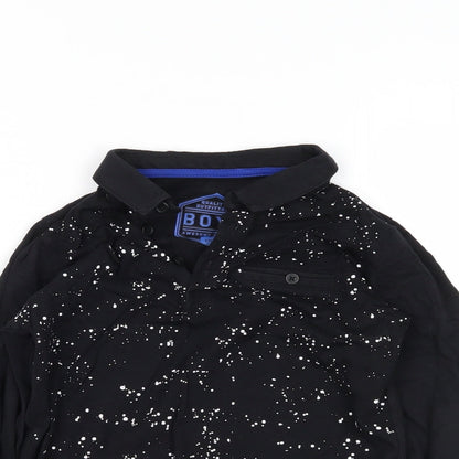 quality outfitters Boys Black   Basic Polo Size 6 Years