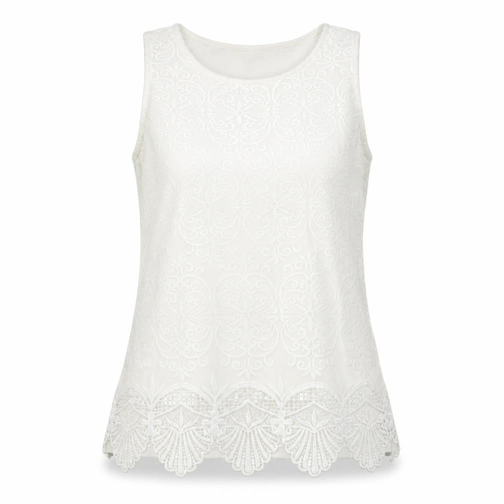 Womens UK Size M adiva Ivory Tunic Tank