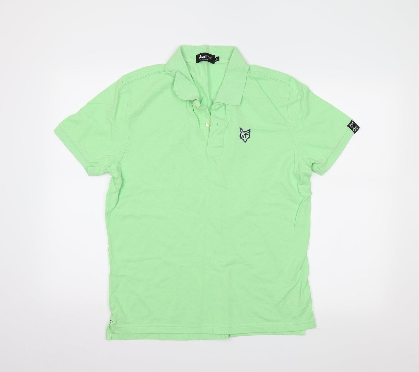 Urban fox Mens Green    Polo Size L