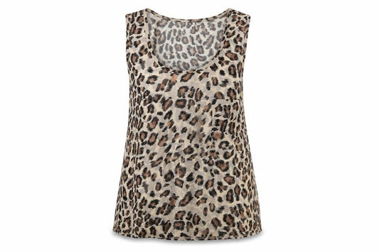 Womens UK Size 10 CAMEO ROSE Brown Basic Tank