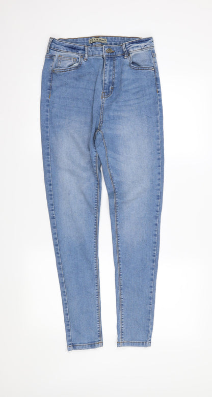 Womens UK Size 4 DenimCo Regular Fit Skinny Blue Jeans