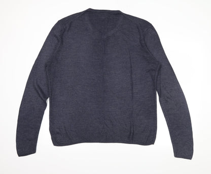 F&F Mens Blue   Pullover Jumper Size 2XL