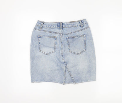newlook Girls Blue  Denim Straight & Pencil Skirt Size 14 Years