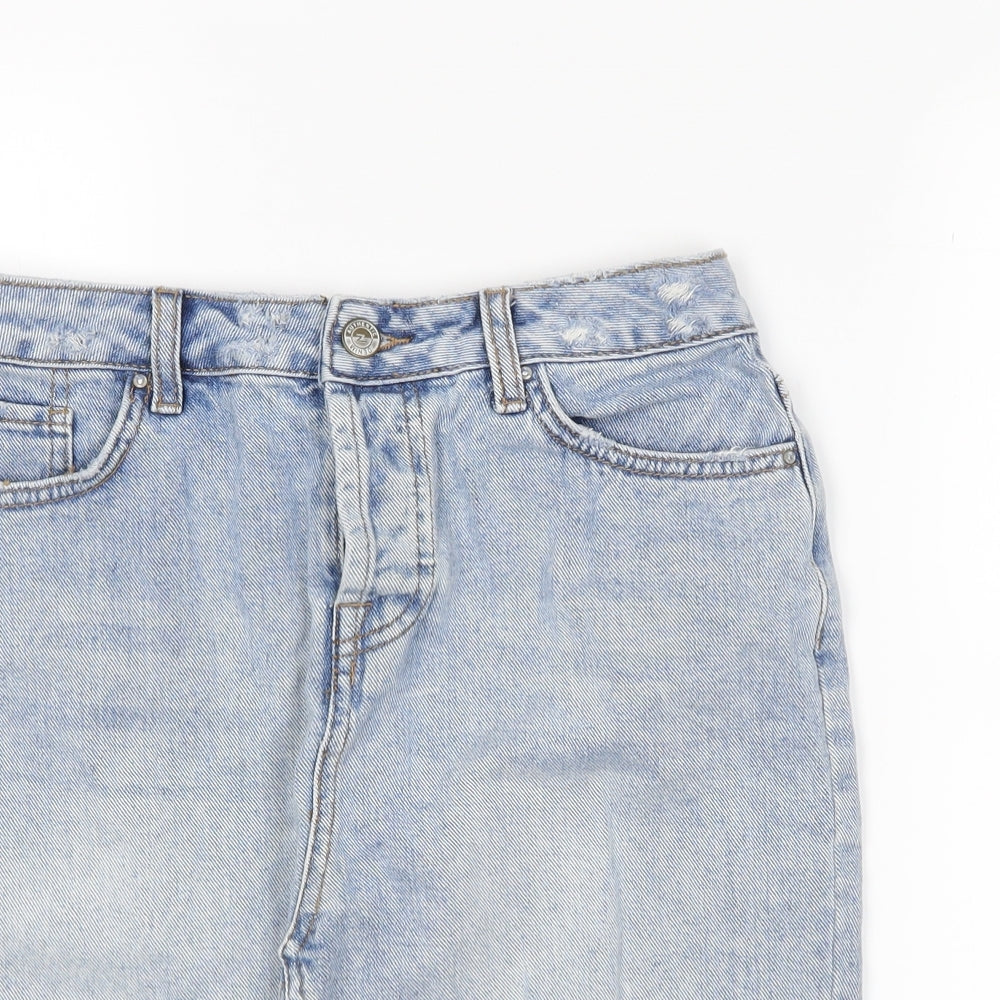 newlook Girls Blue  Denim Straight & Pencil Skirt Size 14 Years