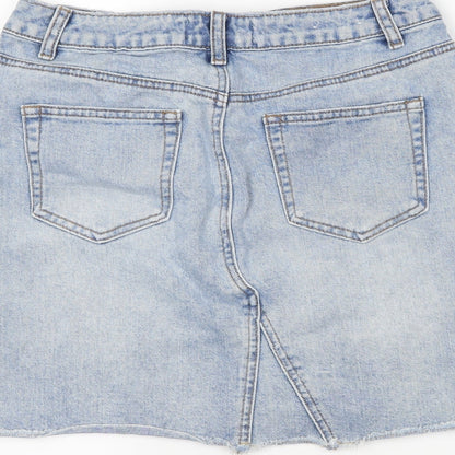 newlook Girls Blue  Denim Straight & Pencil Skirt Size 14 Years
