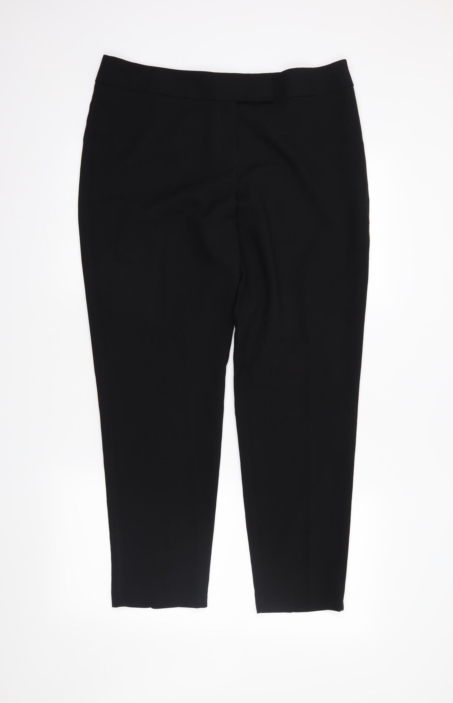 George Womens Black   Trousers  Size 14 L27 in