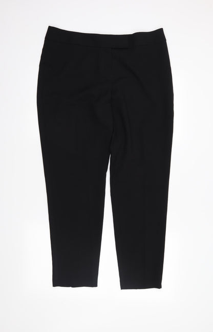 George Womens Black   Trousers  Size 14 L27 in