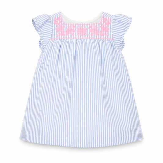 Gap Girls Blue Striped  A-Line  Size 6-9 Months