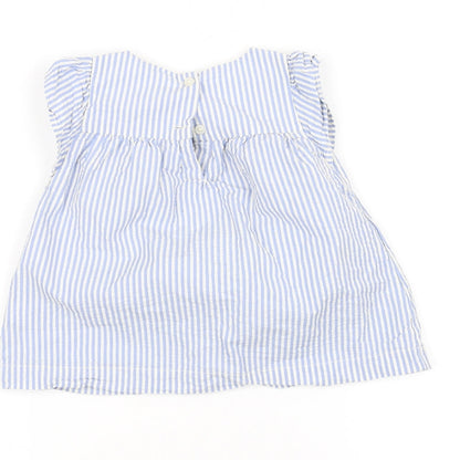 Gap Girls Blue Striped  A-Line  Size 6-9 Months