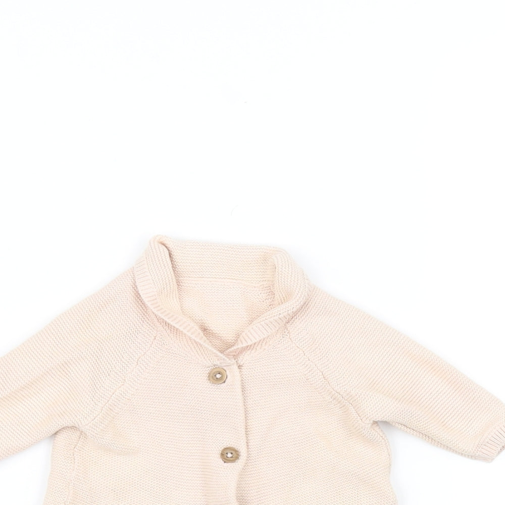Marks and Spencer Girls Pink   Jacket  Size 0-3 Months