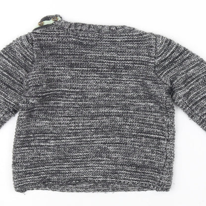 Mini Club Baby Grey  Knit Pullover Jumper Size 6-9 Months