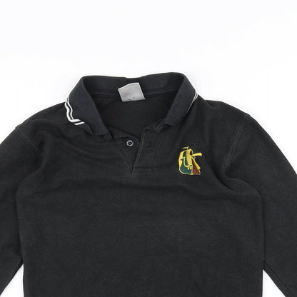 Preworn Boys Black   Basic T-Shirt Size M