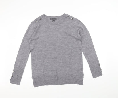 Primark Womens Grey   Pullover Jumper Size S