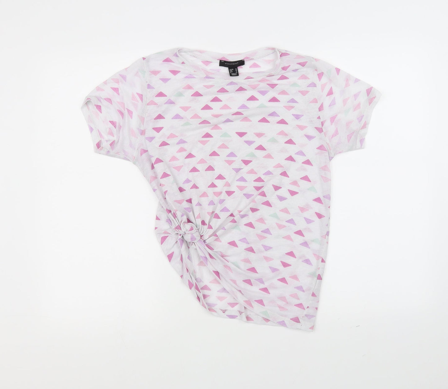 Atmosphere Womens White   Basic T-Shirt Size 10