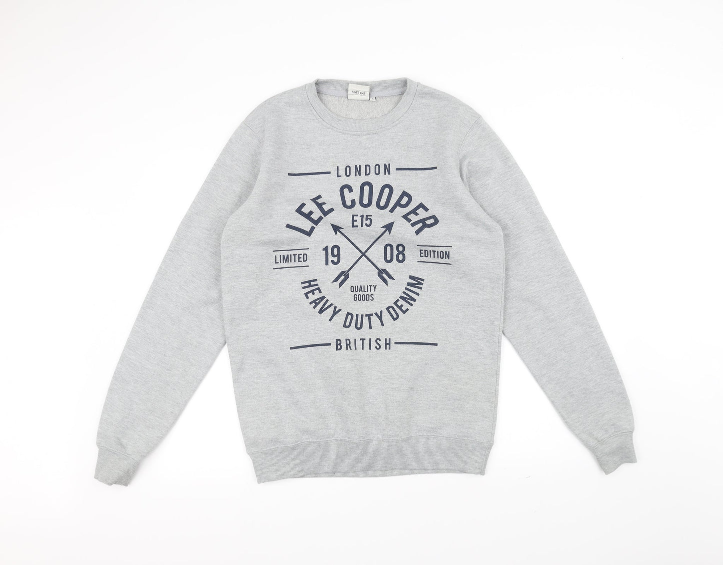 Lee Cooper Mens Grey   Pullover Jumper Size S