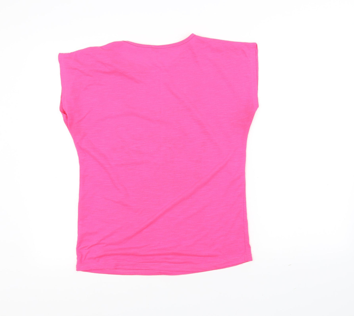 moda trend Womens Pink   Basic T-Shirt Size S