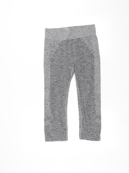 Workout Womens Grey   Jogger Leggings Size 10 L20 in - Cropped Leg