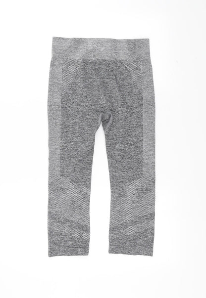 Workout Womens Grey   Jogger Leggings Size 10 L20 in - Cropped Leg