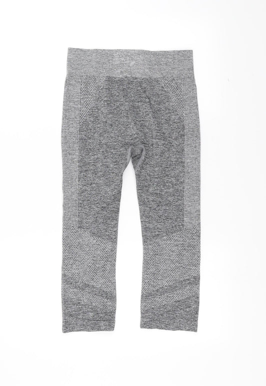 Workout Womens Grey   Jogger Leggings Size 10 L20 in - Cropped Leg