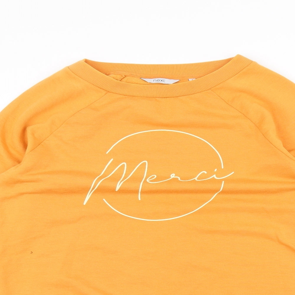 NEXT Womens Orange   Pullover Jumper Size S