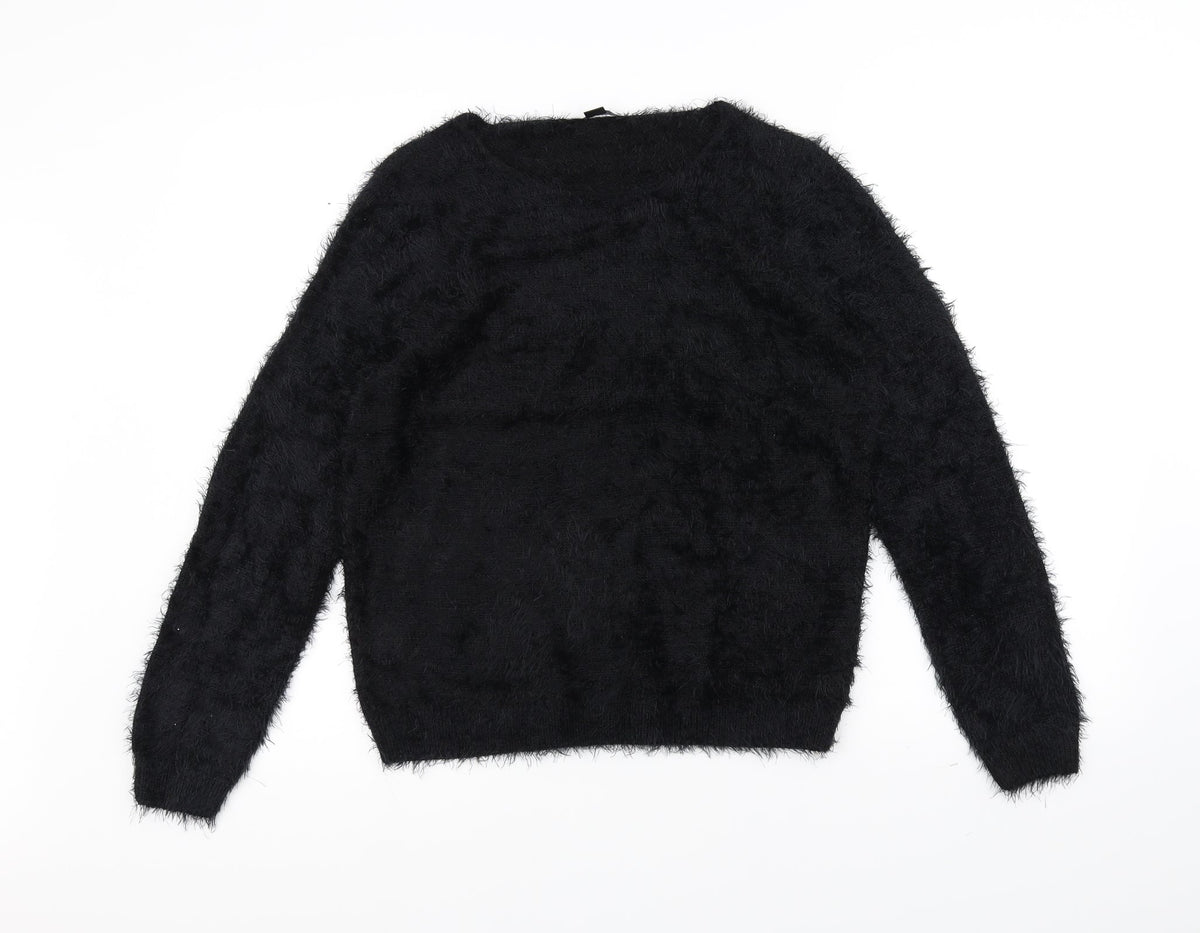 ESMARA Womens Black   Pullover Jumper Size S