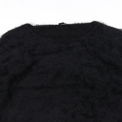 ESMARA Womens Black   Pullover Jumper Size S