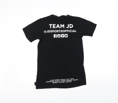 JD Womens Black   Basic T-Shirt Size 6