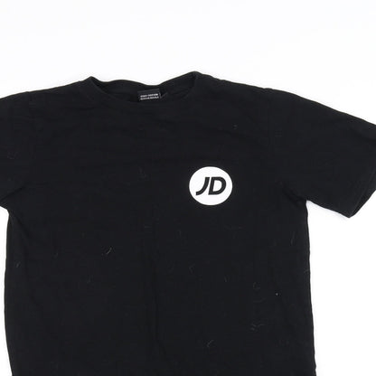 JD Womens Black   Basic T-Shirt Size 6
