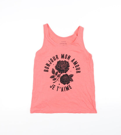 Primark Womens Pink   Basic Tank Size 10