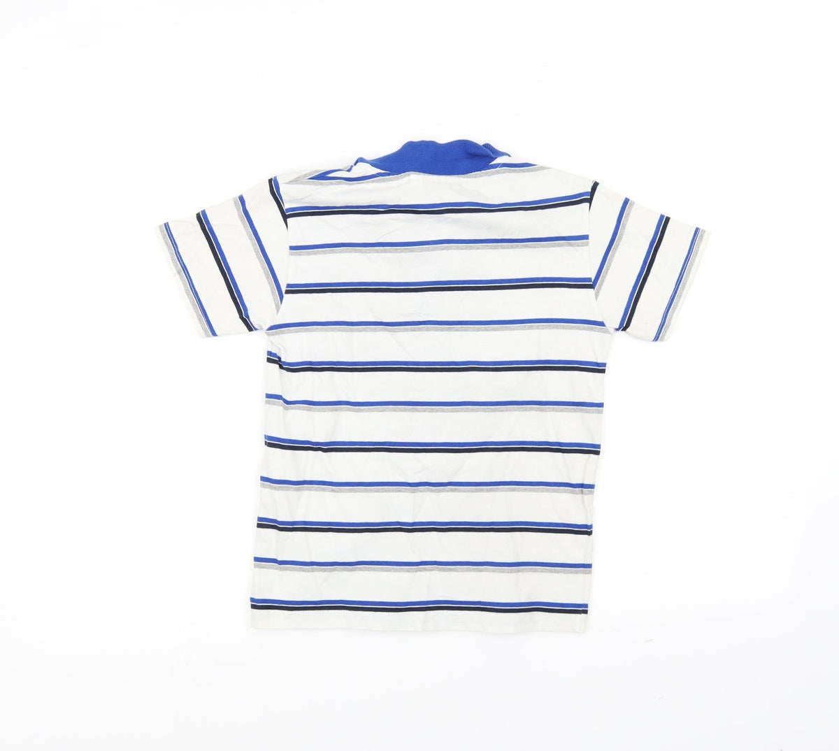 Peterborough United Boys Blue Striped  Basic Polo Size 7-8 Years