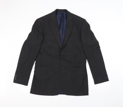 Debenhams Mens Black   Jacket Suit Jacket Size 38