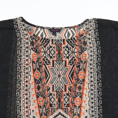 Womens UK Size 12 Simply Be Black Basic Blouse