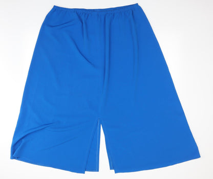 Size Up Womens Blue   A-Line Skirt Size 24