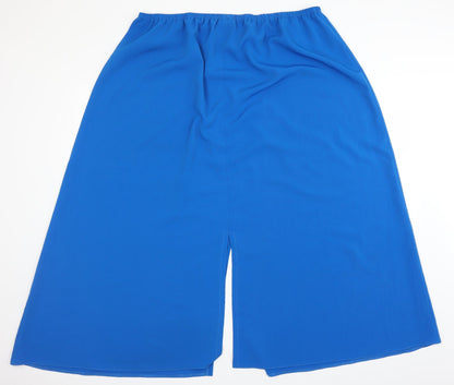 Size Up Womens Blue   A-Line Skirt Size 24