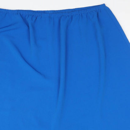 Size Up Womens Blue   A-Line Skirt Size 24