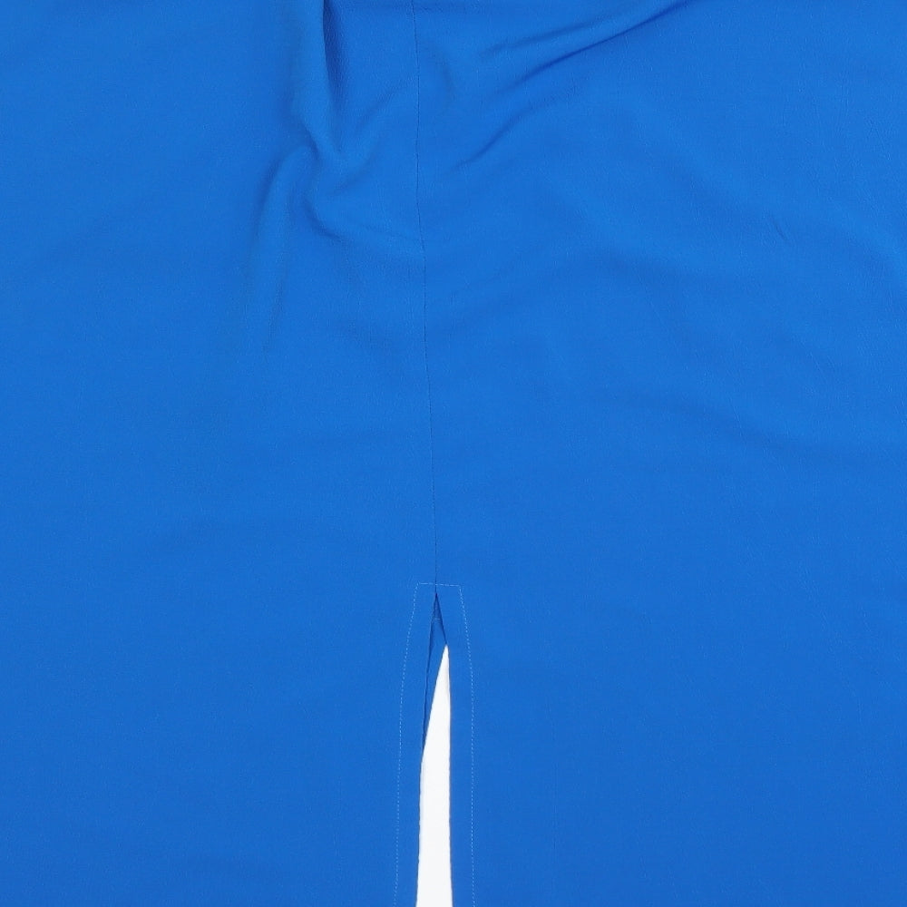 Size Up Womens Blue   A-Line Skirt Size 24