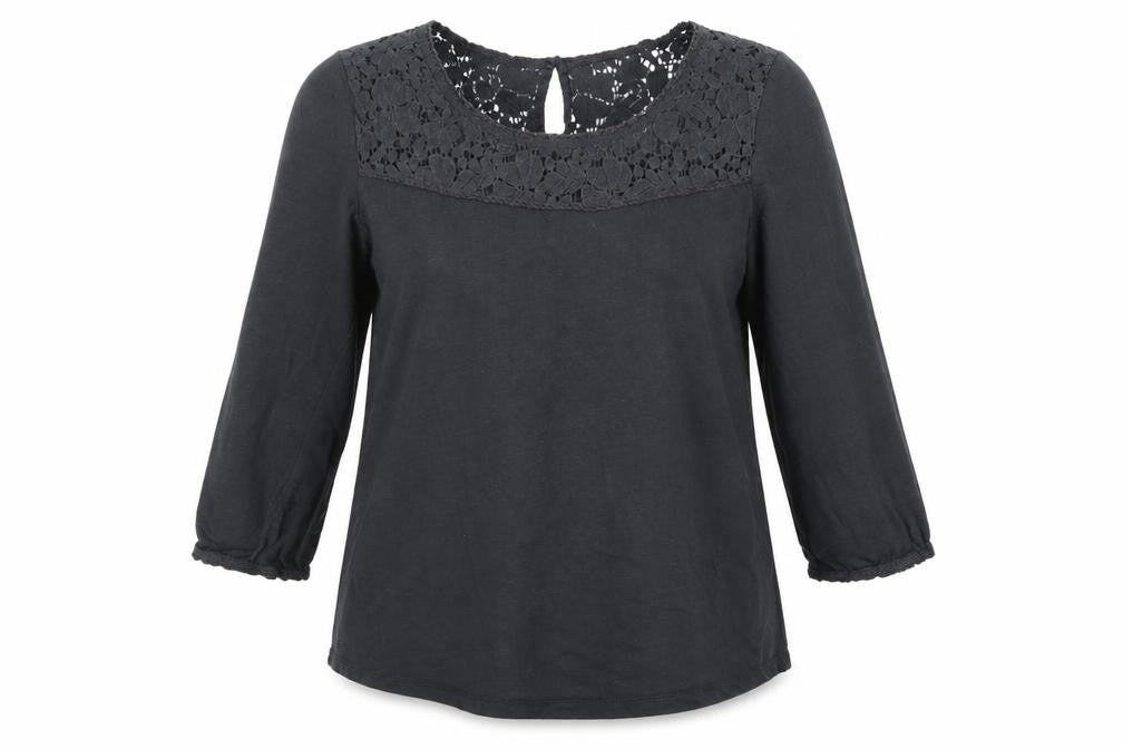Womens UK Size M H&M Grey Basic Blouse