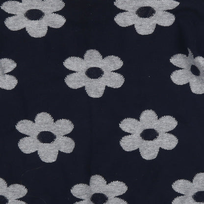 FOREVER 21 Womens Blue Floral  Pullover Jumper Size M