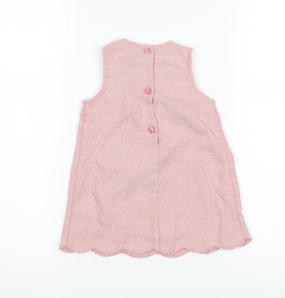 Mothercare Girls Pink   Shift  Size 6-9 Months