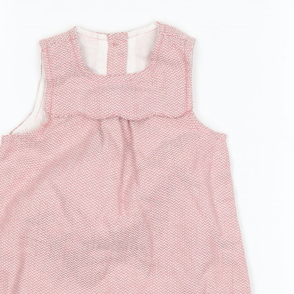 Mothercare Girls Pink   Shift  Size 6-9 Months
