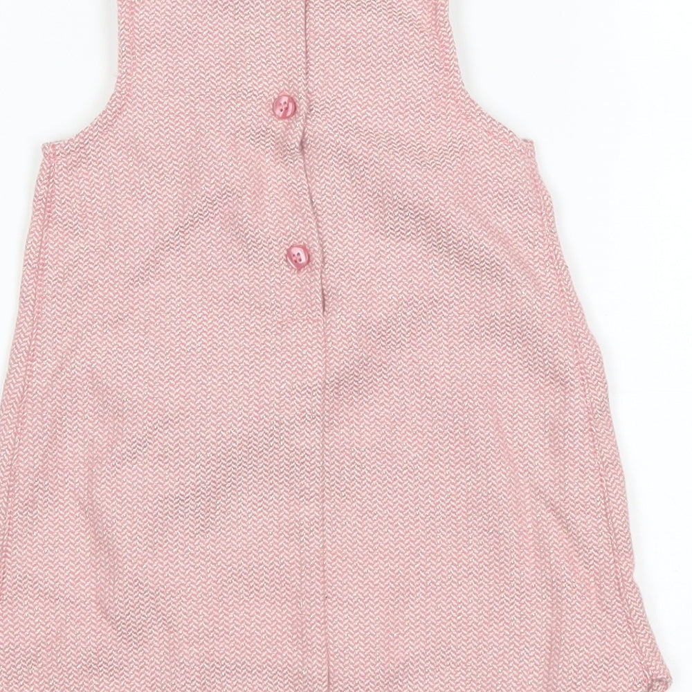 Mothercare Girls Pink   Shift  Size 6-9 Months