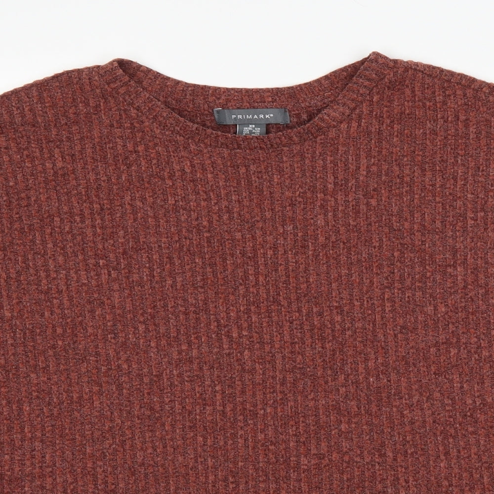 Primark Womens Brown   Pullover Jumper Size XS
