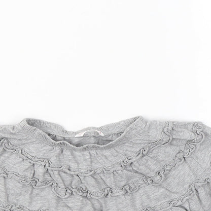 summer love Girls Grey   Flare Skirt Size 4 Years