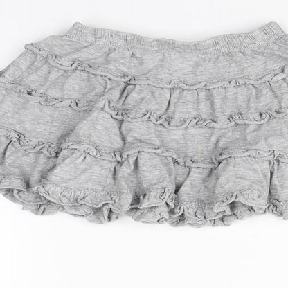 summer love Girls Grey   Flare Skirt Size 4 Years